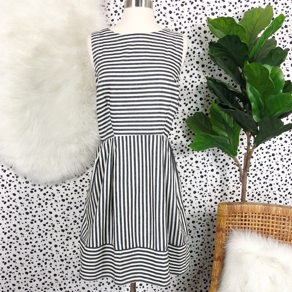 Forever 21 Dresses & Skirts - F21+ | Striped High Neck Sleeveless Summer Dress